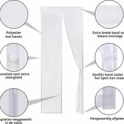 O'DADDY O’DADDY® Deurgordijn – Vliegengordijn Magnetisch Deluxe 92 X 230 Cm – Witte Hor – Dikke Gordijnstof 24 O'DADDY O’DADDY® Deurgordijn – Vliegengordijn Magnetisch Deluxe 92 X 230 Cm – Witte Hor – Dikke Gordijnstof -Alwero winkel 550x516 6