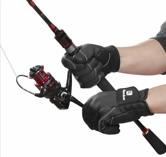 Levabe Professionele Vingerloze Antislip Vis Handschoen | Zwart | Outdoor | Vis Sport | Hengel | Maat M 4 Levabe Professionele Vingerloze Antislip Vis Handschoen | Zwart | Outdoor | Vis Sport | Hengel | Maat M - Image 2