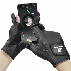 Levabe Professionele Vingerloze Antislip Vis Handschoen | Zwart | Outdoor | Vis Sport | Hengel | Maat M