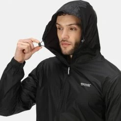 Regatta Pack-It II Regenjas - Maat M - Mannen - Zwart -Alwero winkel 550x524 1