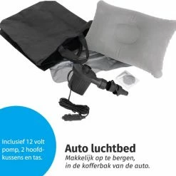 IVOL Auto Luchtbed Voor Achterbank - Met 12v Elektische Pomp -Alwero winkel 550x524