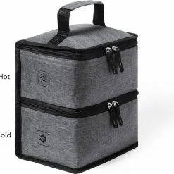 Merkloos Koeltas Met Dubbel Compartiment - Lunchtas - Koeltasje Lunch - Koelelementen - Koud - Warm - Isolatie - Volwassenen - Dames - Heren - 14 X 22 Cm - Polyester - RPET - Aluminium - Grijs 10 Merkloos Koeltas Met Dubbel Compartiment - Lunchtas - Koeltasje Lunch - Koelelementen - Koud - Warm - Isolatie - Volwassenen - Dames - Heren - 14 X 22 Cm - Polyester - RPET - Aluminium - Grijs -Alwero winkel 550x524 6