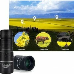 E&CT Trading - 16x52 Monoculaire Verrekijker - Telescoop 66/8000M HD - Verrekijker Reizen Outdoor - Draagbare Telescoop Sport Monoculaire -Alwero winkel 550x531 1