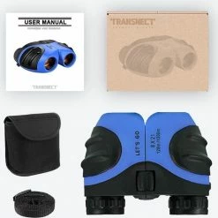 TRANSNECT Verrekijker Voor Kinderen - Full Multi-Coated (FMC) - Compact En Licht - Voor Vogels Kijken, Buitensporten, Theater - Blauw -Alwero winkel 550x535 4