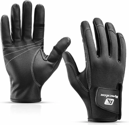 Levabe Professionele Vingerloze Antislip Vis Handschoen | Zwart | Outdoor | Vis Sport | Hengel | Maat M 5 Levabe Professionele Vingerloze Antislip Vis Handschoen | Zwart | Outdoor | Vis Sport | Hengel | Maat M - Image 3