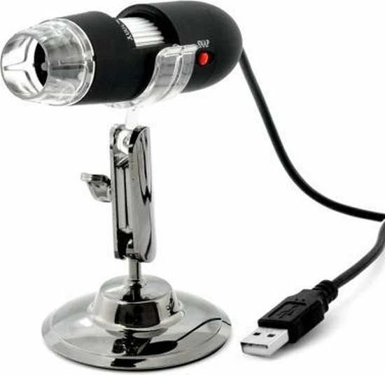 MobielCo Digitale Microscoop Met USB 50x Tot 1000x Met 8x LED Verlichting / Inclusief Standaard 3 MobielCo Digitale Microscoop Met USB 50x Tot 1000x Met 8x LED Verlichting / Inclusief Standaard