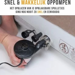 Strex Elektrische Luchtpomp - 250L/min - Elektrische Lucht Pomp - Opblaas Pomp - Elektrische Pomp Voor Zwembad - Lucht Bed Pomp -Alwero winkel 550x542 6