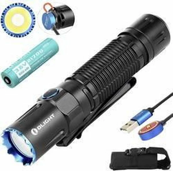 Olight M2R Pro Warrior LED Zaklamp - 1.800 Lumen - Oplaadbaar 6 Olight M2R Pro Warrior LED Zaklamp - 1.800 Lumen - Oplaadbaar - Image 4