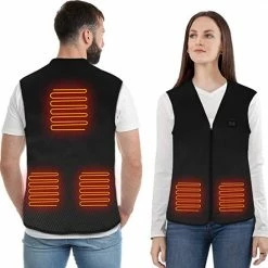 Merkloos Multifunctionele - Verwarmende Bodywarmer - Met 10000mAh Powerbank - Blijft Ongeveer 8 Uur Warm - Instelbare Verwarmde Vest - Oplaadbare Jack - Geschikt Voor Wintersport / Buitenactiviteiten / Dagelijks Leven - Unisex - Zwart 13 Merkloos Multifunctionele - Verwarmende Bodywarmer - Met 10000mAh Powerbank - Blijft Ongeveer 8 Uur Warm - Instelbare Verwarmde Vest - Oplaadbare Jack - Geschikt Voor Wintersport / Buitenactiviteiten / Dagelijks Leven - Unisex - Zwart -Alwero winkel 550x546 4