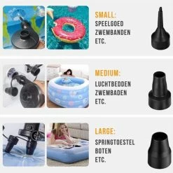 Strex Elektrische Luchtpomp - 250L/min - Elektrische Lucht Pomp - Opblaas Pomp - Elektrische Pomp Voor Zwembad - Lucht Bed Pomp -Alwero winkel 550x548 21