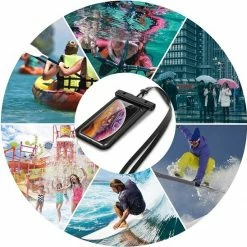 Phreeze Waterdichte Telefoonhoesje Met Koord En Airbag - Drijvend - IPX8 Tot 30 Meter Waterproof - Universeel Voor O.a IPhone 12, 13 Pro Max, Samsung S22 Ultra, Samsung S21, A52, A53, A51, OnePlus 9 -Alwero winkel 550x548 5