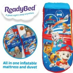 Paw Patrol Junior ReadyBed-2 In 1 Kids Sleeping Inflatable Air Bed In A Bag With A Pump, Polyester, Single -Alwero winkel 550x549 11