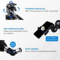 Nuvance - Telescoop - 300x Vergroting - Sterrenkijker Volwassenen / Kinderen - Inclusief Statief En Draagtas - Astronomie En Sterrenkunde - Nachtkijker 17 Nuvance - Telescoop - 300x Vergroting - Sterrenkijker Volwassenen / Kinderen - Inclusief Statief En Draagtas - Astronomie En Sterrenkunde - Nachtkijker -Alwero winkel 550x549 23