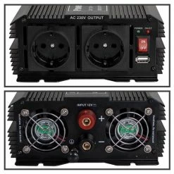 Tectake - Spanningsomvormer - Van 12V Naar 230V 1500 Watt Continue - 3000 Watt Kortstondig - 400977 8 Tectake - Spanningsomvormer - Van 12V Naar 230V 1500 Watt Continue - 3000 Watt Kortstondig - 400977 -Alwero winkel 550x550 118