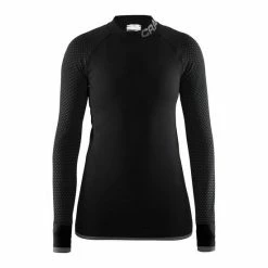 Craft Warm Intensity Cn Ls Thermoshirt Dames - Black/Granite