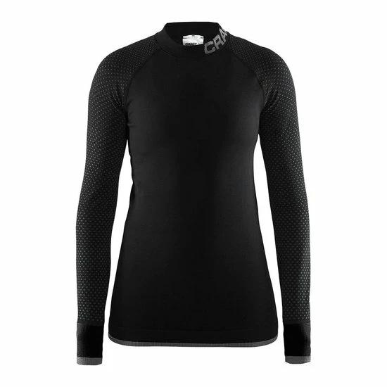 Craft Warm Intensity Cn Ls Thermoshirt Dames - Black/Granite 3 Craft Warm Intensity Cn Ls Thermoshirt Dames - Black/Granite