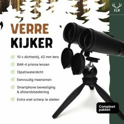 ELK - Verrekijker - 10x42 - Complete Set - Incl. Draagtas En Tripod - Multi-coated - Incl. Smartphone Houder 16 ELK - Verrekijker - 10x42 - Complete Set - Incl. Draagtas En Tripod - Multi-coated - Incl. Smartphone Houder -Alwero winkel 550x550 20