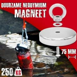 Magfishion Vismagneet - 250 KG Trekkracht - Magneetvissen - Borgmiddel - Magneet Vissen - Outdoor 10 Magfishion Vismagneet - 250 KG Trekkracht - Magneetvissen - Borgmiddel - Magneet Vissen - Outdoor -Alwero winkel 550x550 218