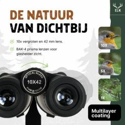ELK - Verrekijker - 10x42 - Complete Set - Incl. Draagtas En Tripod - Multi-coated - Incl. Smartphone Houder 19 ELK - Verrekijker - 10x42 - Complete Set - Incl. Draagtas En Tripod - Multi-coated - Incl. Smartphone Houder -Alwero winkel 550x550 23