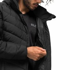 Jack Wolfskin Fairmont Outdoorjas Heren - Zwart - Maat L -Alwero winkel 550x550 246