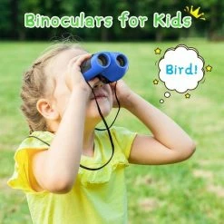 TRANSNECT Verrekijker Voor Kinderen - Full Multi-Coated (FMC) - Compact En Licht - Voor Vogels Kijken, Buitensporten, Theater - Blauw -Alwero winkel 550x550 300