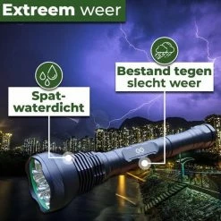 Ultra Krachtige Zaklamp - 10000 Lumen - 9 LED - Waterproof IP-54 - By Unlimited Products 20 Ultra Krachtige Zaklamp - 10000 Lumen - 9 LED - Waterproof IP-54 - By Unlimited Products -Alwero winkel 550x550 333