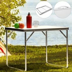 Merkloos Aluminium Inklapbare Tuintafel - Campingtafel - 80x60x68 Cm 23 Merkloos Aluminium Inklapbare Tuintafel - Campingtafel - 80x60x68 Cm -Alwero winkel 550x550 34