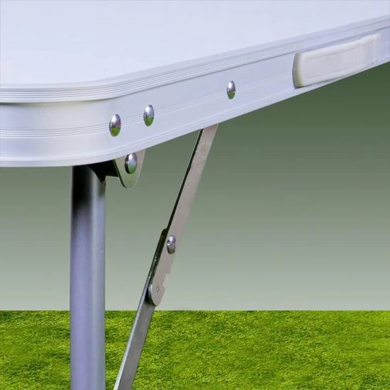 Merkloos Aluminium Inklapbare Tuintafel - Campingtafel - 80x60x68 Cm 12 Merkloos Aluminium Inklapbare Tuintafel - Campingtafel - 80x60x68 Cm - Image 10