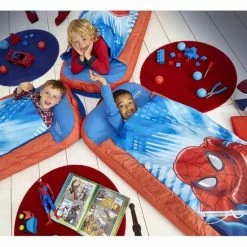 ReadyBed Spiderman Ready Bed Luchtbed Met Slaapzak - 1-persoons -Alwero winkel 550x550 479