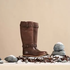 Travelin' Greenland Dames Outdoorlaarzen - Waterdicht En Gevoerde Wandellaars - Donkerbruin Leer - Maat 39 -Alwero winkel 550x550 491