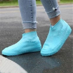 Doodadeals® Waterdichte Overschoenen - Siliconen - Zwembad - Blauw - Maat L 40-46