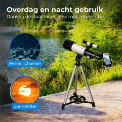 Nuvance - Telescoop - 300x Vergroting - Sterrenkijker Volwassenen / Kinderen - Inclusief Statief En Draagtas - Astronomie En Sterrenkunde - Nachtkijker 13 Nuvance - Telescoop - 300x Vergroting - Sterrenkijker Volwassenen / Kinderen - Inclusief Statief En Draagtas - Astronomie En Sterrenkunde - Nachtkijker -Alwero winkel 550x550 629