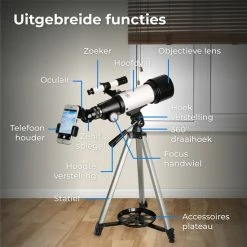 Nuvance - Telescoop - 300x Vergroting - Sterrenkijker Volwassenen / Kinderen - Inclusief Statief En Draagtas - Astronomie En Sterrenkunde - Nachtkijker 14 Nuvance - Telescoop - 300x Vergroting - Sterrenkijker Volwassenen / Kinderen - Inclusief Statief En Draagtas - Astronomie En Sterrenkunde - Nachtkijker -Alwero winkel 550x550 630