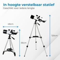 Nuvance - Telescoop - 300x Vergroting - Sterrenkijker Volwassenen / Kinderen - Inclusief Statief En Draagtas - Astronomie En Sterrenkunde - Nachtkijker 18 Nuvance - Telescoop - 300x Vergroting - Sterrenkijker Volwassenen / Kinderen - Inclusief Statief En Draagtas - Astronomie En Sterrenkunde - Nachtkijker -Alwero winkel 550x550 633