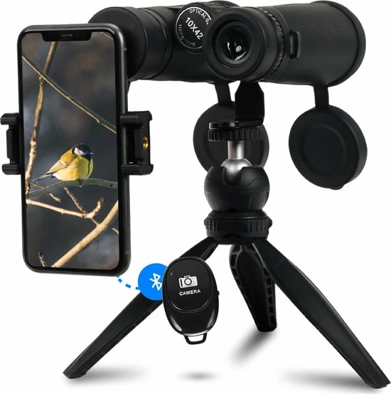 ELK - Verrekijker - 10x42 - Complete Set - Incl. Draagtas En Tripod - Multi-coated - Incl. Smartphone Houder 14 ELK - Verrekijker - 10x42 - Complete Set - Incl. Draagtas En Tripod - Multi-coated - Incl. Smartphone Houder - Image 12