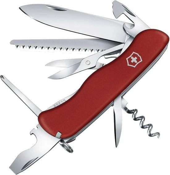 Victorinox Outrider Red Zwitsers Zakmes - 14 Functies - Rood 3 Victorinox Outrider Red Zwitsers Zakmes - 14 Functies - Rood