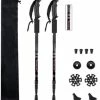 Luxari - Hoogwaardige Nordic Walking Wandelstokken - Complete Set - 65/140 Cm! - Telescopisch Verstelbaar - Anti-shock - Zwart -Alwero winkel 550x571 4