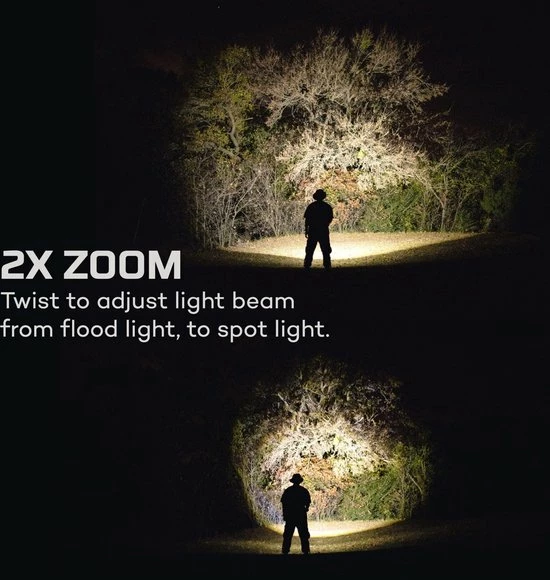 Nebo 12K Oplaadbare Krachtiger Waterproof Zaklamp 12000 Lm - Zwart 4 Nebo 12K Oplaadbare Krachtiger Waterproof Zaklamp 12000 Lm - Zwart - Image 2