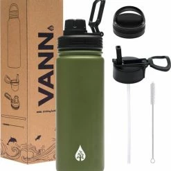 VANN Drinkfles 500 Ml Met Rietje Multifunctioneel - Waterfles Volwassenen - RVS Inclusief 3 Doppen - 24uur Koud/12 Uur Warm - Groen 16 VANN Drinkfles 500 Ml Met Rietje Multifunctioneel - Waterfles Volwassenen - RVS Inclusief 3 Doppen - 24uur Koud/12 Uur Warm - Groen -Alwero winkel 550x583 1