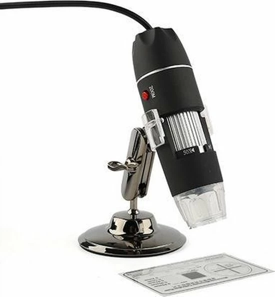 MobielCo Digitale Microscoop Met USB 50x Tot 1000x Met 8x LED Verlichting / Inclusief Standaard 4 MobielCo Digitale Microscoop Met USB 50x Tot 1000x Met 8x LED Verlichting / Inclusief Standaard - Image 2