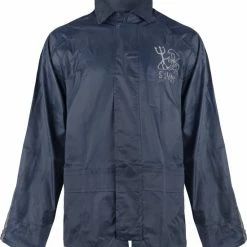 C-Line Regenpak Met Capuchon - Blauw - Reflecterend - Nieuw Model - Volwassen Maat XL -Alwero winkel 550x595 1