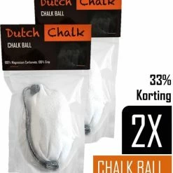 Dutch Chalk - Chalk Ball - Magnesium Bal - Magnesium Poeder Voor In Pofzak - Klimmen - Boulderen - 75 Gram -Alwero winkel 550x595