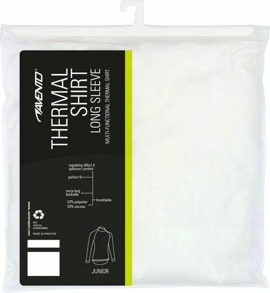 Avento Thermoshirt Kinderen - Wit - Maat 152 13 Avento Thermoshirt Kinderen - Wit - Maat 152 - Image 11