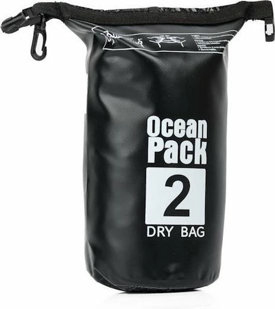 Merkloos Decopatent® Waterdichte Tas - Dry Bag - 2L - Ocean Pack - Dry Sack - Survival Outdoor Rugzak - Drybags - Boottas - Zeiltas - Zwart 9 Merkloos Decopatent® Waterdichte Tas - Dry Bag - 2L - Ocean Pack - Dry Sack - Survival Outdoor Rugzak - Drybags - Boottas - Zeiltas - Zwart - Image 7
