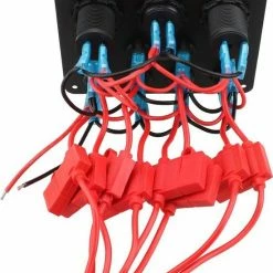 Merkloos Schakelpaneel Voor Auto, Boot Of Camper. Met Voltmeter, 12 V Sigaretten Aansteker Aansluiting, Dubbele USB Aansluiting En 8 Schakelaars Met Ledindicatie En Zekeringen. 10 Merkloos Schakelpaneel Voor Auto, Boot Of Camper. Met Voltmeter, 12 V Sigaretten Aansteker Aansluiting, Dubbele USB Aansluiting En 8 Schakelaars Met Ledindicatie En Zekeringen. -Alwero winkel 550x624 1