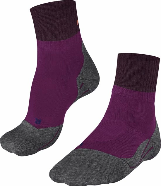 FALKE TK2 Explore Cool Short Wandelsokken Kort Zacht Thermisch Anti-blaar Antizweet Zonder Motief Met Elastische Boord Verkoelend Ademend Sneldrogend Roze Dames Sportsokken - Maat 39-40 3 FALKE TK2 Explore Cool Short Wandelsokken Kort Zacht Thermisch Anti-blaar Antizweet Zonder Motief Met Elastische Boord Verkoelend Ademend Sneldrogend Roze Dames Sportsokken - Maat 39-40