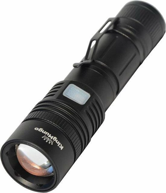 King Mungo Zaklamp LED Oplaadbaar USB 5000 MAh Militaire Zaklamp 1200 Echte Lumen KM-55 10 King Mungo Zaklamp LED Oplaadbaar USB 5000 MAh Militaire Zaklamp 1200 Echte Lumen KM-55 - Image 8