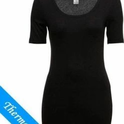 Ten Cate Thermo Women T-shirt - Dames Thermo T-shirt Korte Mouw - Zwart - Maat: M -Alwero winkel 550x648 2