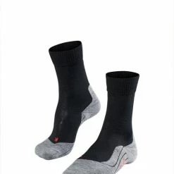 FALKE TK5 Wander Wandelsokken Mid-rise Zacht Thermisch Anti-blaar Antizweet Zonder Motief Met Elastische Boord Warm Admend Merinowol Zwart Dames Sportsokken - Maat 39-40 -Alwero winkel 550x660 16