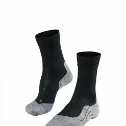 FALKE TK5 Wander Wandelsokken Mid-rise Zacht Thermisch Anti-blaar Antizweet Zonder Motief Met Elastische Boord Warm Admend Merinowol Zwart Dames Sportsokken - Maat 39-40 -Alwero winkel 550x660 17